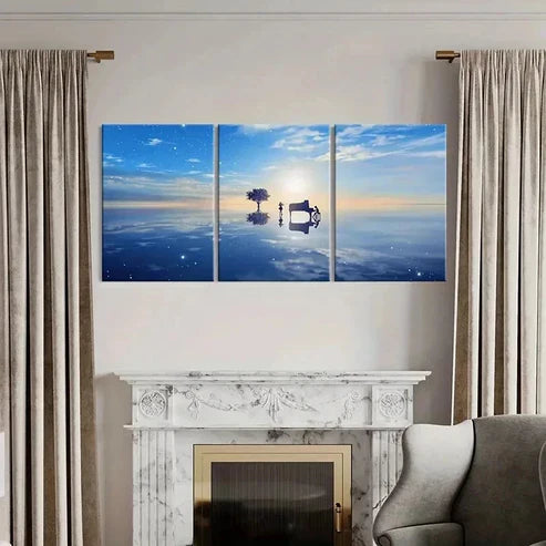 3pcs Japanese Classic Anime Piano Violin Music Wall Art Canvas Unframed - High Quality Print 100% Australian Made Wall Canvas