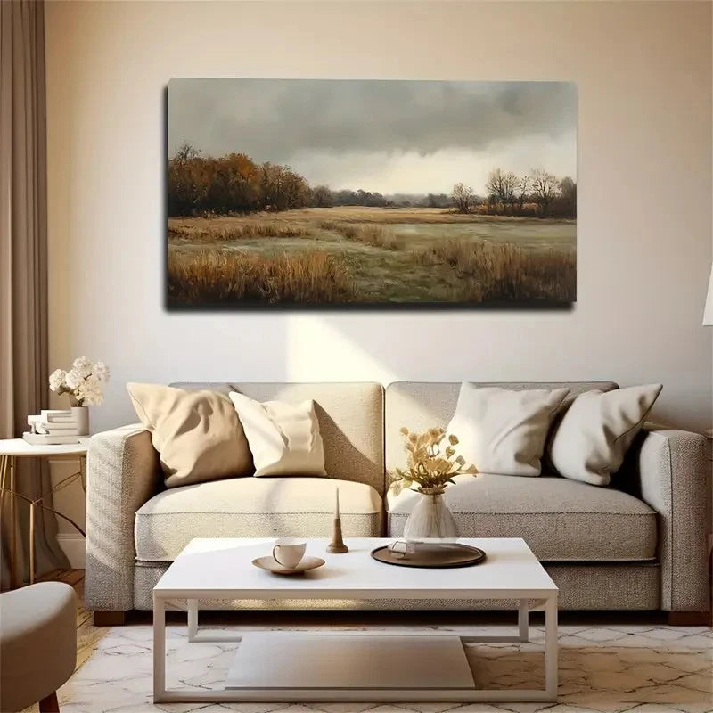Frameless Modern Bohemian Area Wall Art Canvas Office Home Room Framed 120x60cm