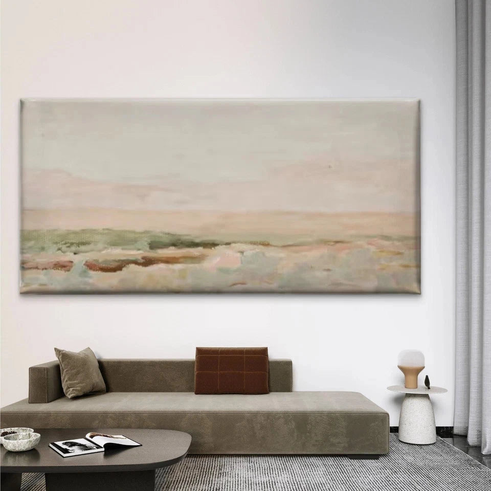 Desert Landscape Painting Wall Art Canvas Office Home Room Framed 120x60cm