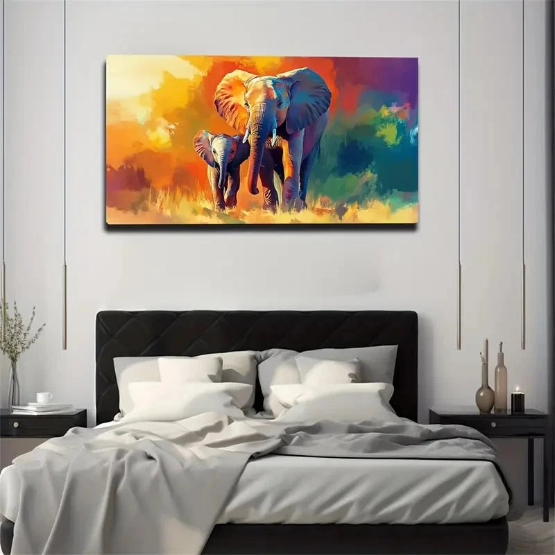 Creative Style Colorful Wall Art Canvas Office Home Room Framed 120x60cm
