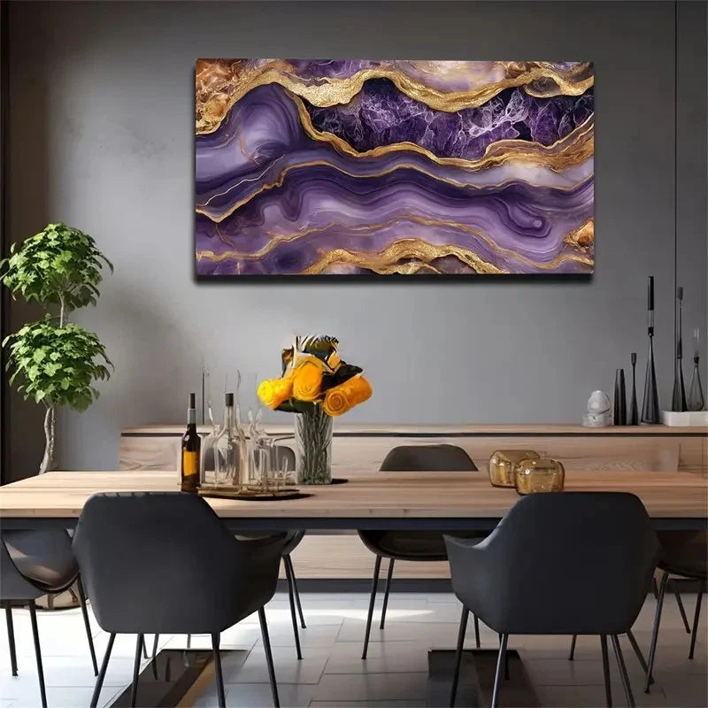 Contemplative Design Unique Wall Art Canvas Office Home Room Framed 120x60cm