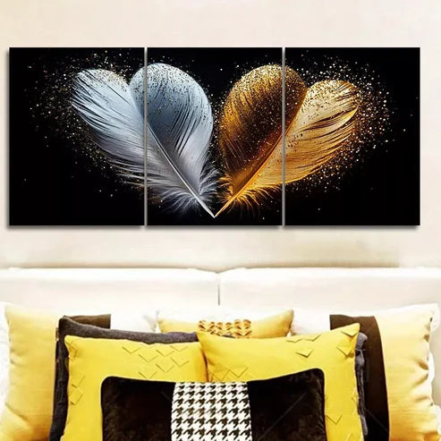 3 PCS Mountain With Colorful Clouds Wall Art Set Canvas Unframed - High Quality Print 100% Australian Made Wall Canvas - Bella Home Decor