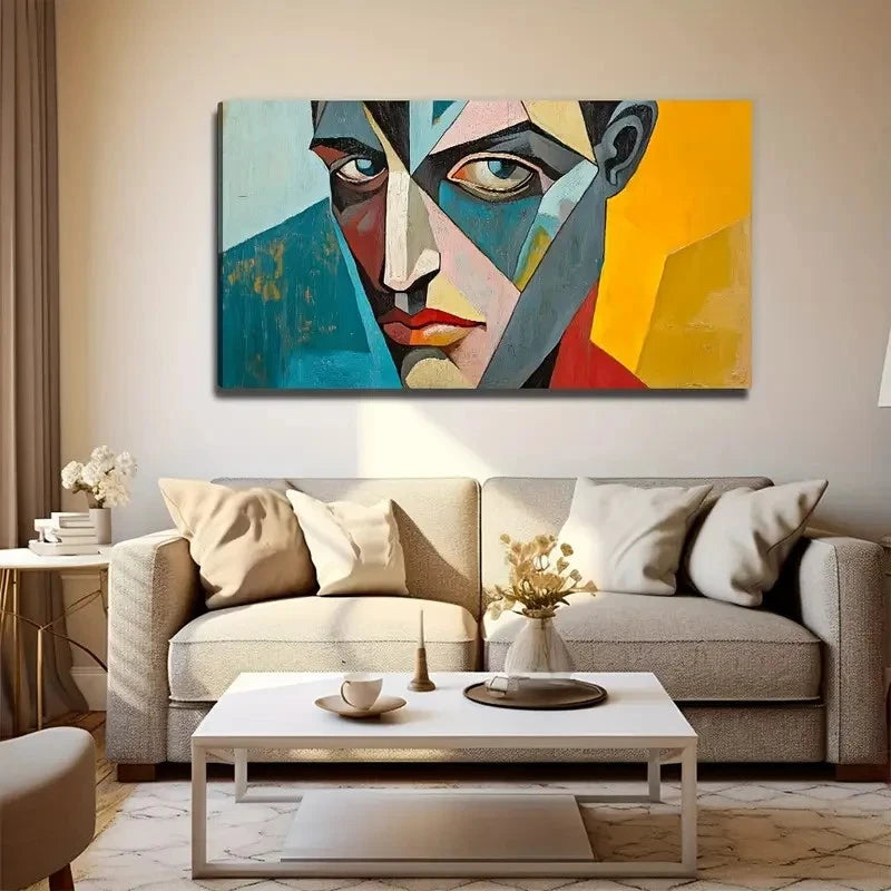 Abstract Landscape Modern Wall Art Canvas Office Home Room Framed 120x60cm