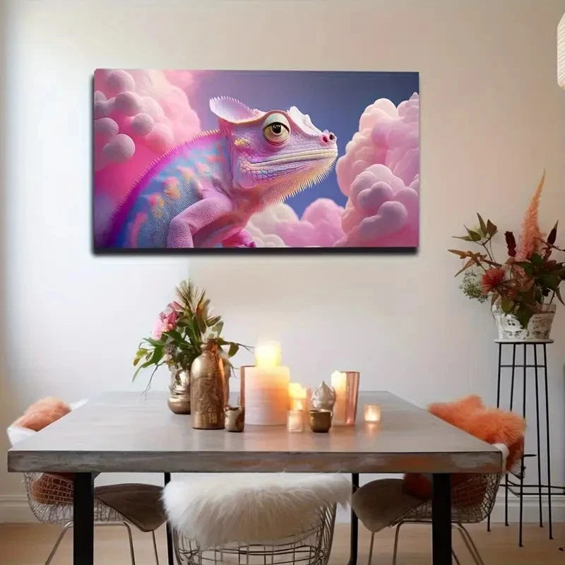 Modern Bohemian Style Vibrant Wall Art Canvas Office Home Room Framed 120x60cm