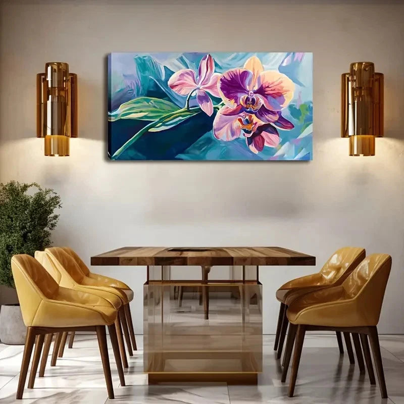 Vibrant Pink To Purple Gradient Wall Art Canvas Office Home Room Framed 120x60cm