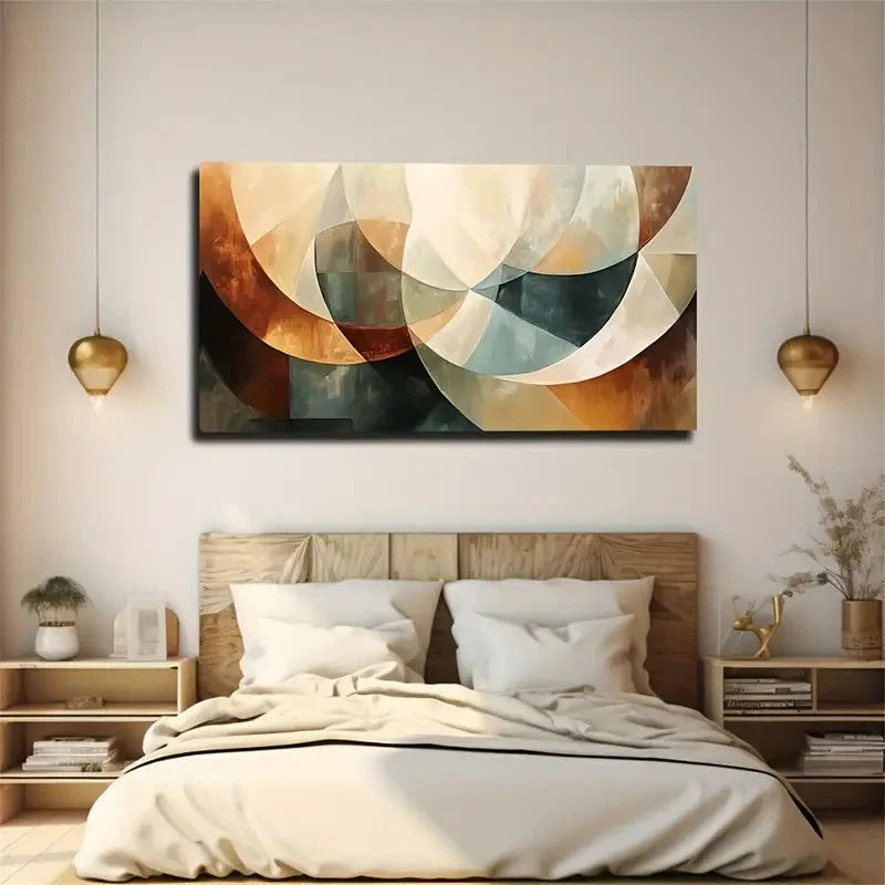 Irregular Shapes Creative Wall Art Canvas Office Home Room Framed 120x60cm