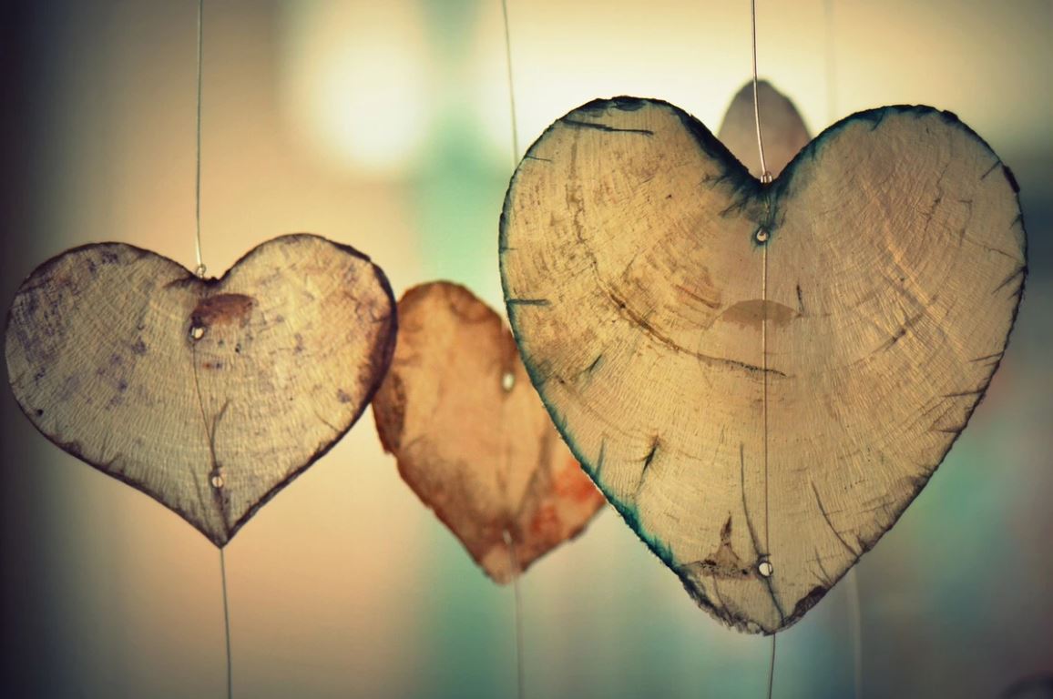 Hanging Hearts Photograph Home Decor Premium Quality Poster Print Choose Your Sizes
