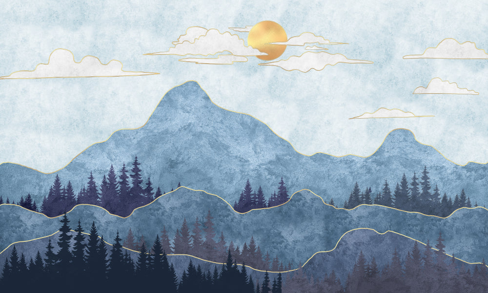 Mountain View Painting Print 100% Australian Made