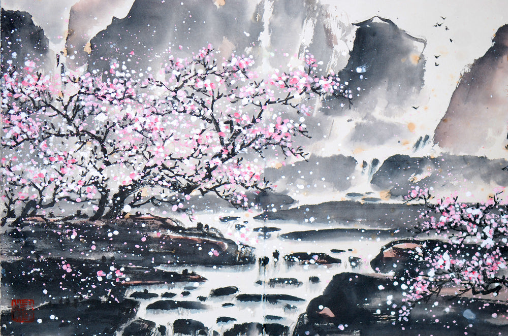 Wallpaper Murals Peel and Stick Removable Landscape Painting High Quality