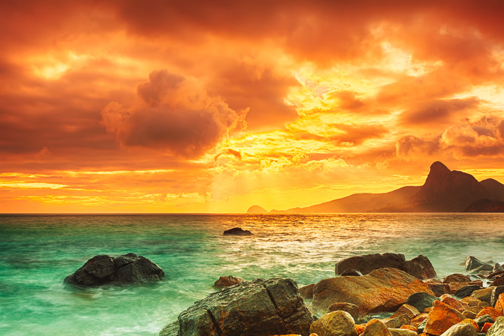 Beach at Sunset Photograph Print 100% Australian Made