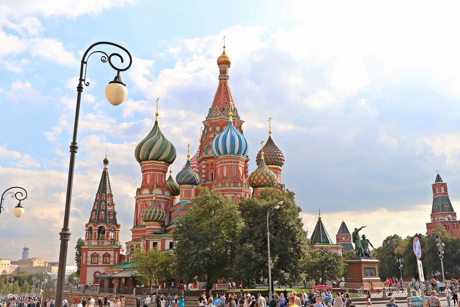 St. Basil's Cathedral in Moscow, Russia Print 100% Australian Made