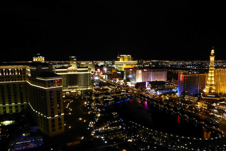 Cosmopolitan of Las Vegas Night View Photograph Print 100% Australian Made