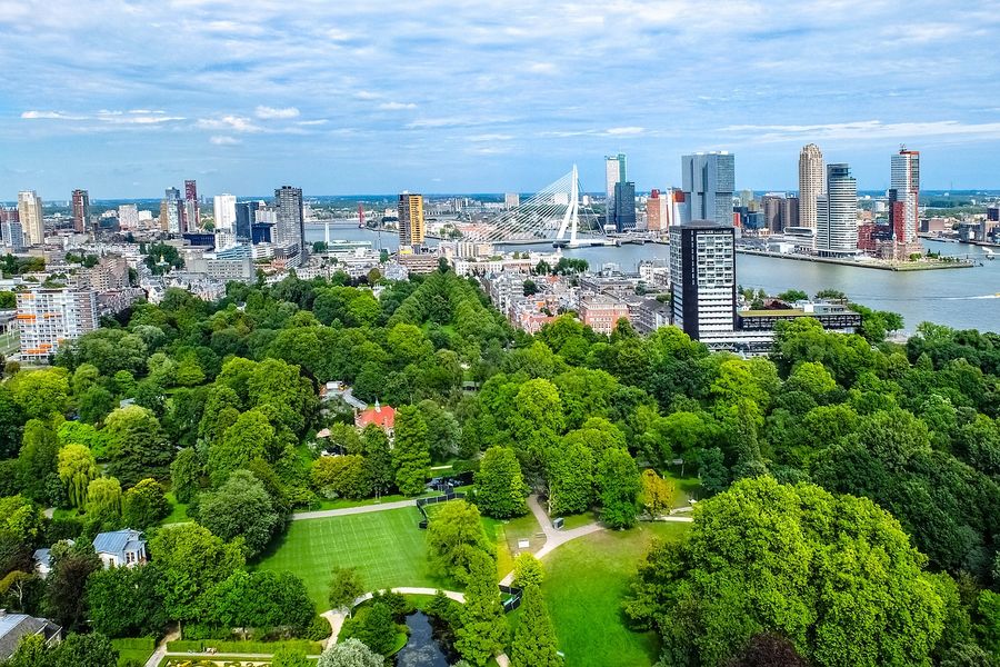 Rotterdam Skyline, Netherlands Photograph Print 100% Australian Made
