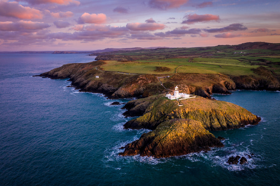 Strumble Head Lighthouse View Photograph Print 100% Australian Made
