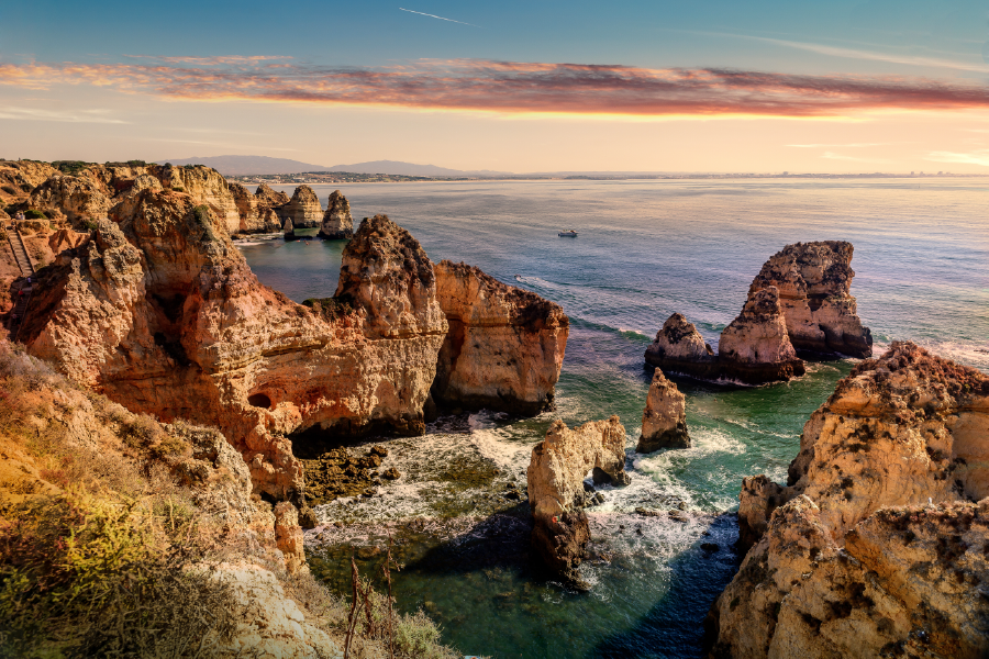 Rock On Sea & Sunset View Print 100% Australian Made