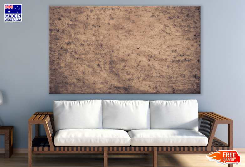 Brown Abstract Design Print 100% Australian Made
