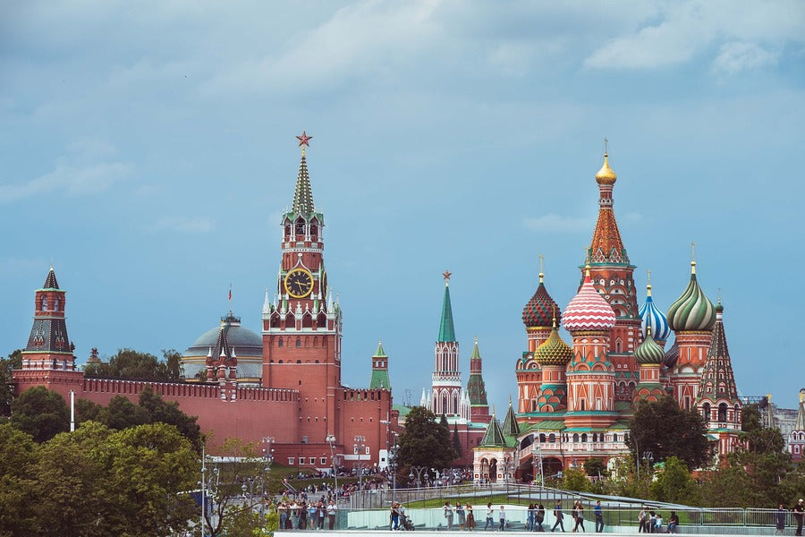 St. Basil's Cathedral Red Square in Moscow Photograph Print 100% Australian Made