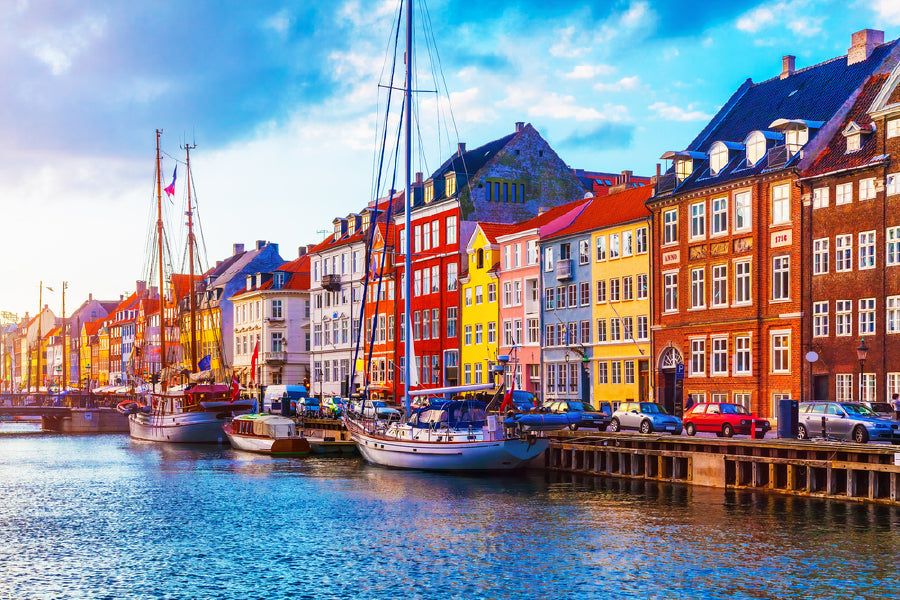 Old Town of Copenhagen Photograph Denmark Print 100% Australian Made