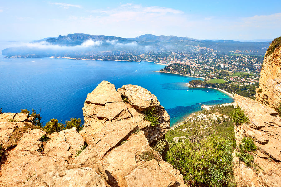 Cassis Town Mediterranean Sea Photograph Print 100% Australian Made