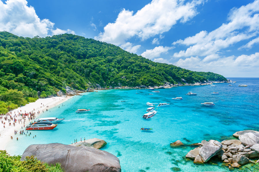 Similan Island Coastline Photograph Thailand Home Decor Premium Quality Poster Print Choose Your Sizes