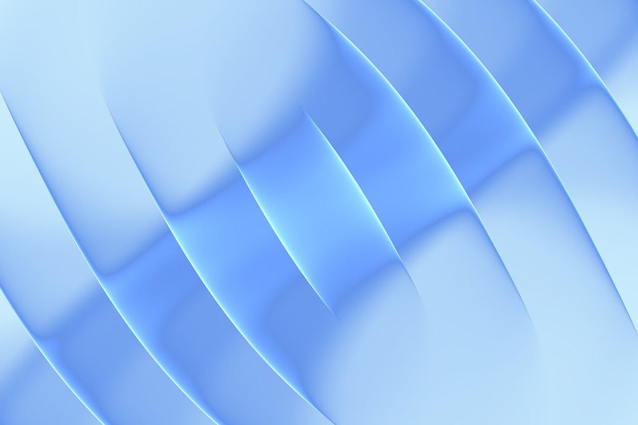 Sky Blue 3D Digital Abstract Design Print 100% Australian Made