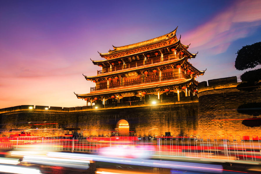 Guangjimen Chaozhou City Night View Photograph Home Decor Premium Quality Poster Print Choose Your Sizes