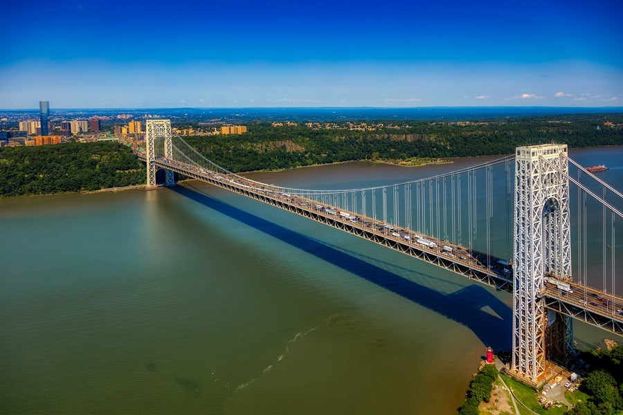 George Washington Bridge View Photograph, New York City Print 100% Australian Made
