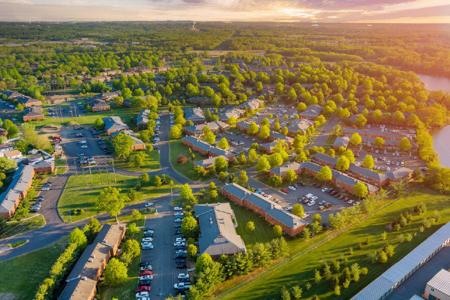 Aerial View Brunswick New Jersey Print 100% Australian Made