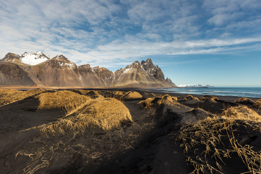 Rocks near Iceland Beach View Photograph Print 100% Australian Made