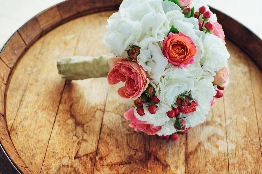 Wedding Flower Bouquet Closeup Photograph Print 100% Australian Made