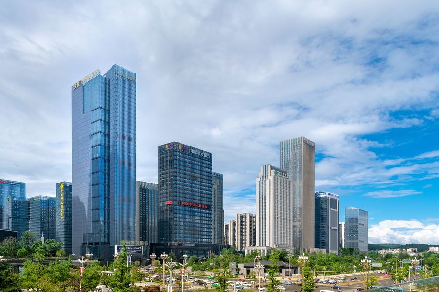Osaka Business Park Photograph, Japan Print 100% Australian Made