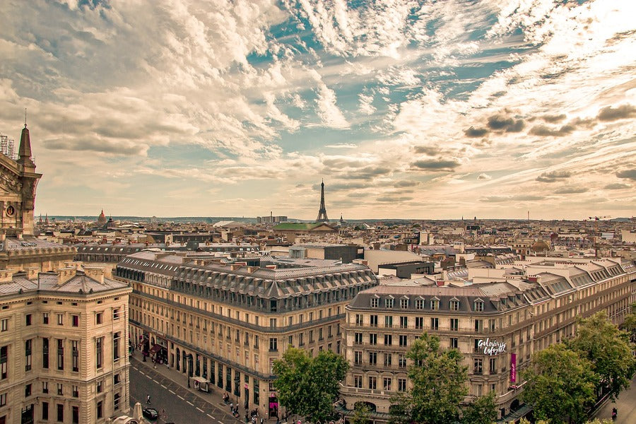 Arc De Triomphe Eiffel Tower View Photograph Print 100% Australian Made