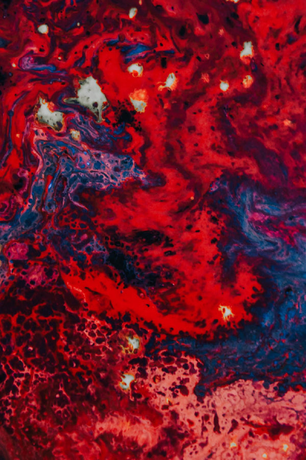 Purple & Red Acrylic Abstract Design Print 100% Australian Made