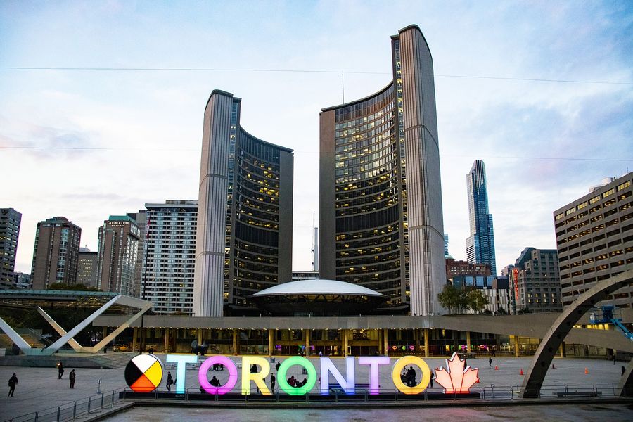 Toronto City View Photograph, Canada Print 100% Australian Made