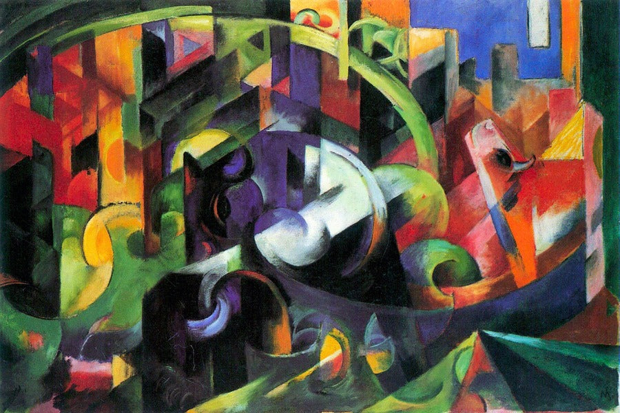 Colorful Painting Abstract Design Print 100% Australian Made