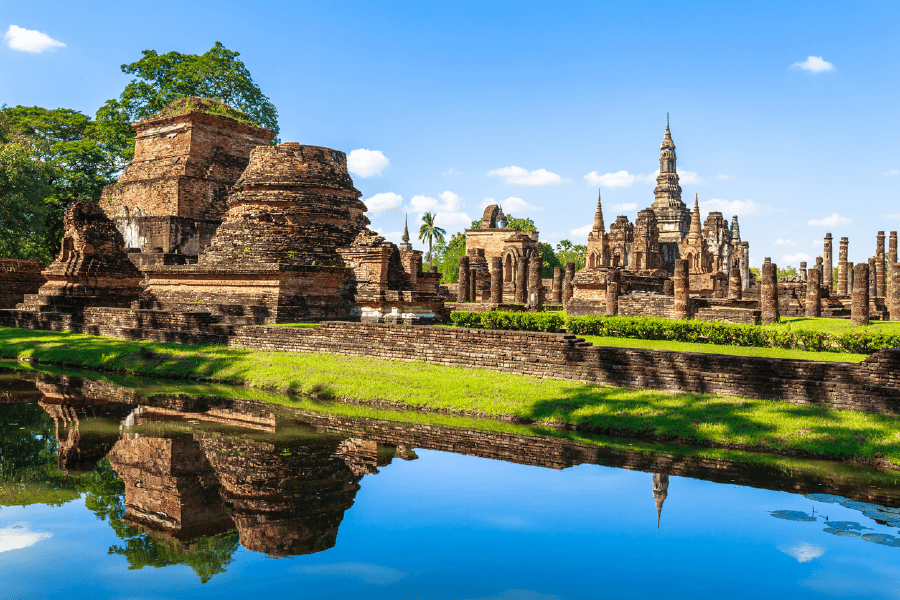 Sukhothai Historical Park Print 100% Australian Made