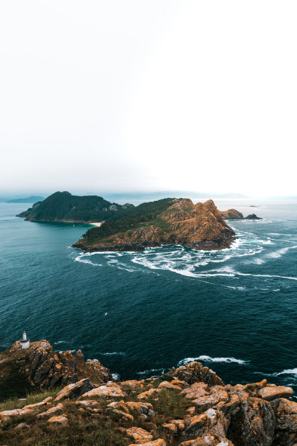 Islas Cies Island View Photograph Home Decor Premium Quality Poster Print Choose Your Sizes