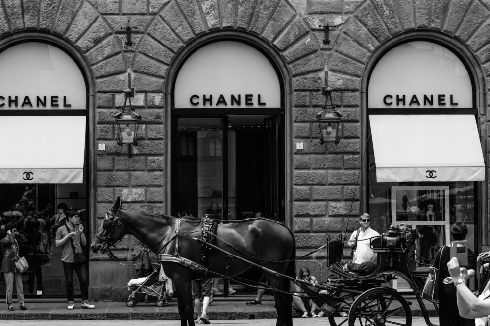 Fashion Store Front View B&W Print 100% Australian Made