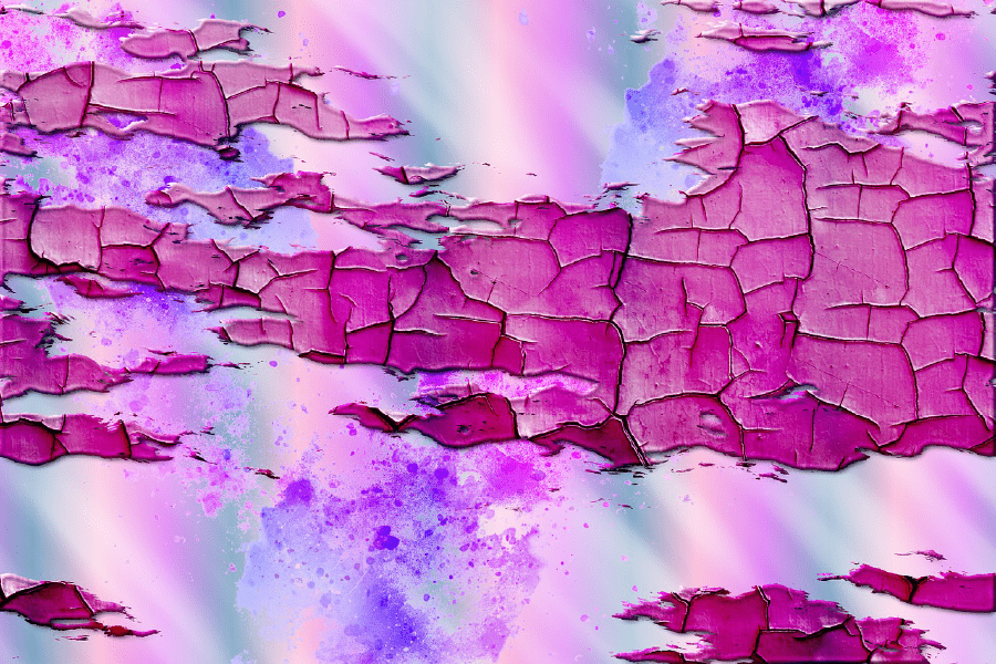 Pink & Purple Abstract Design Print 100% Australian Made