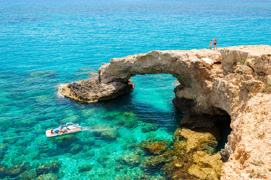 Sea & Cyprus Ayia Lovers Bridge View Photograph Print 100% Australian Made