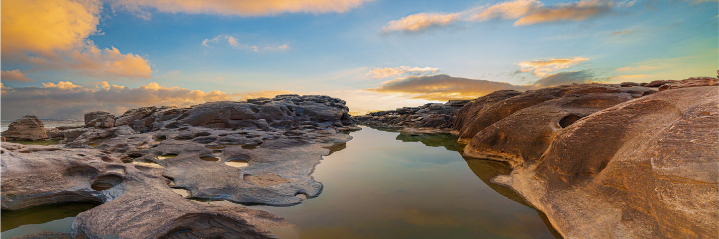 Panoramic Canvas Three Thousand Waves View Photograph High Quality 100% Australian Made Wall Canvas Print Ready to Hang