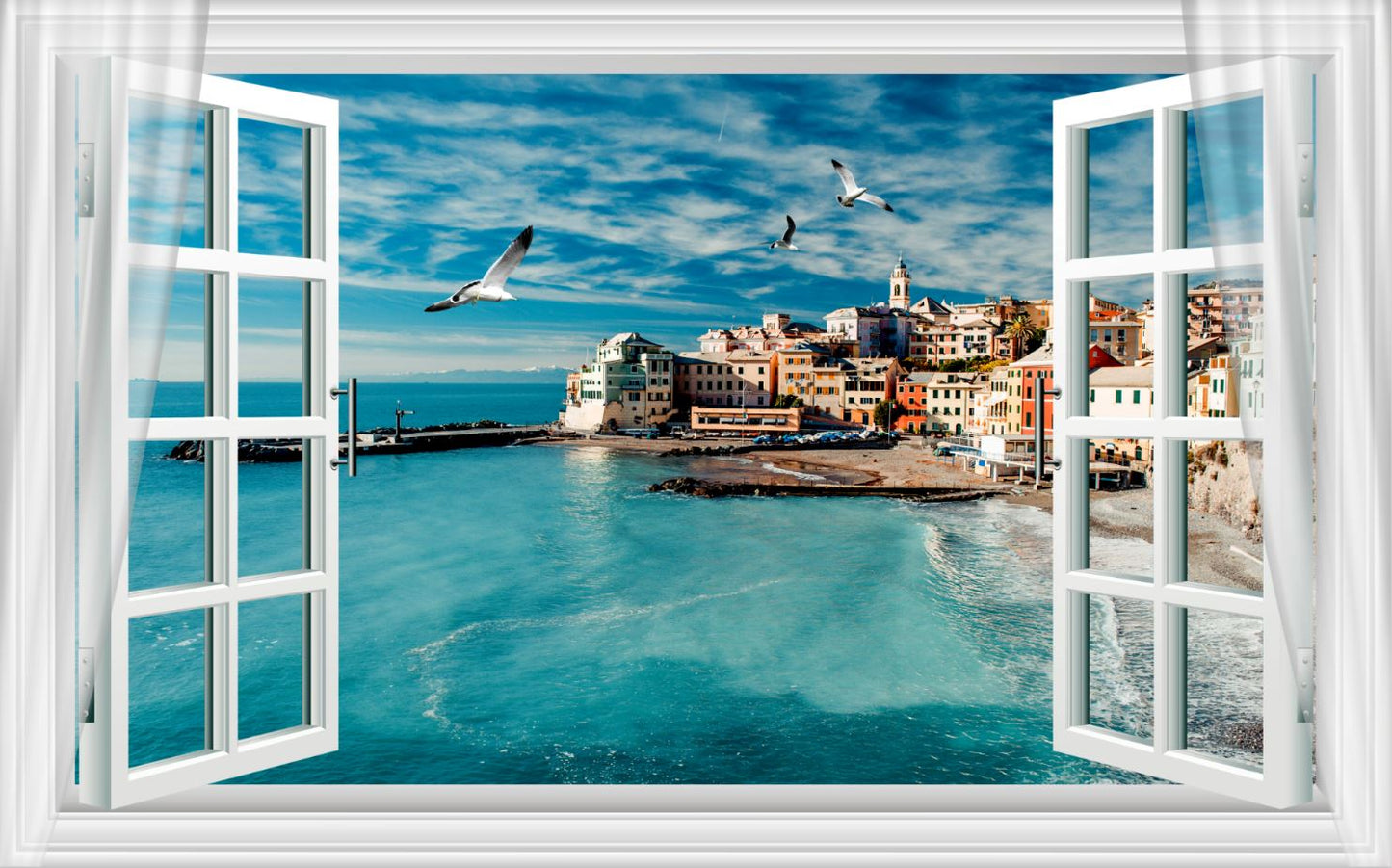 Stunning City & Beach View Photograph Print 100% Australian Made