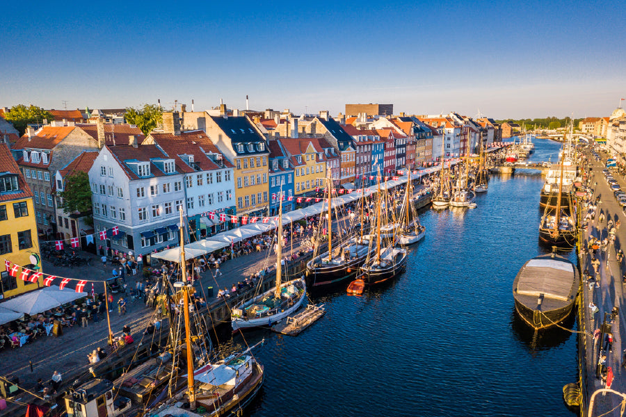 Nyhavn New Harbour Canal Photograph Denmark Print 100% Australian Made