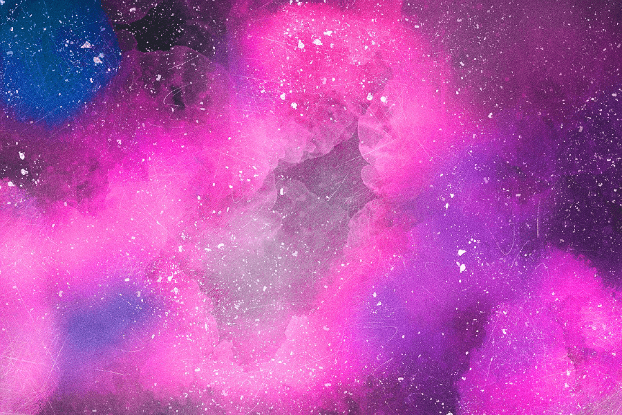 Pink Purple & Blue Abstract Design Print 100% Australian Made