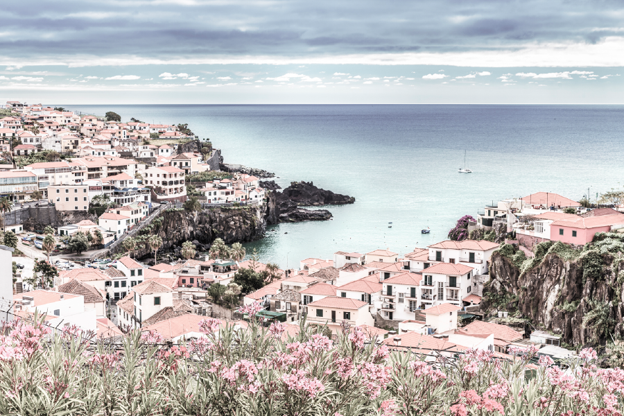 Camara de Lobos, Madeira View Print 100% Australian Made