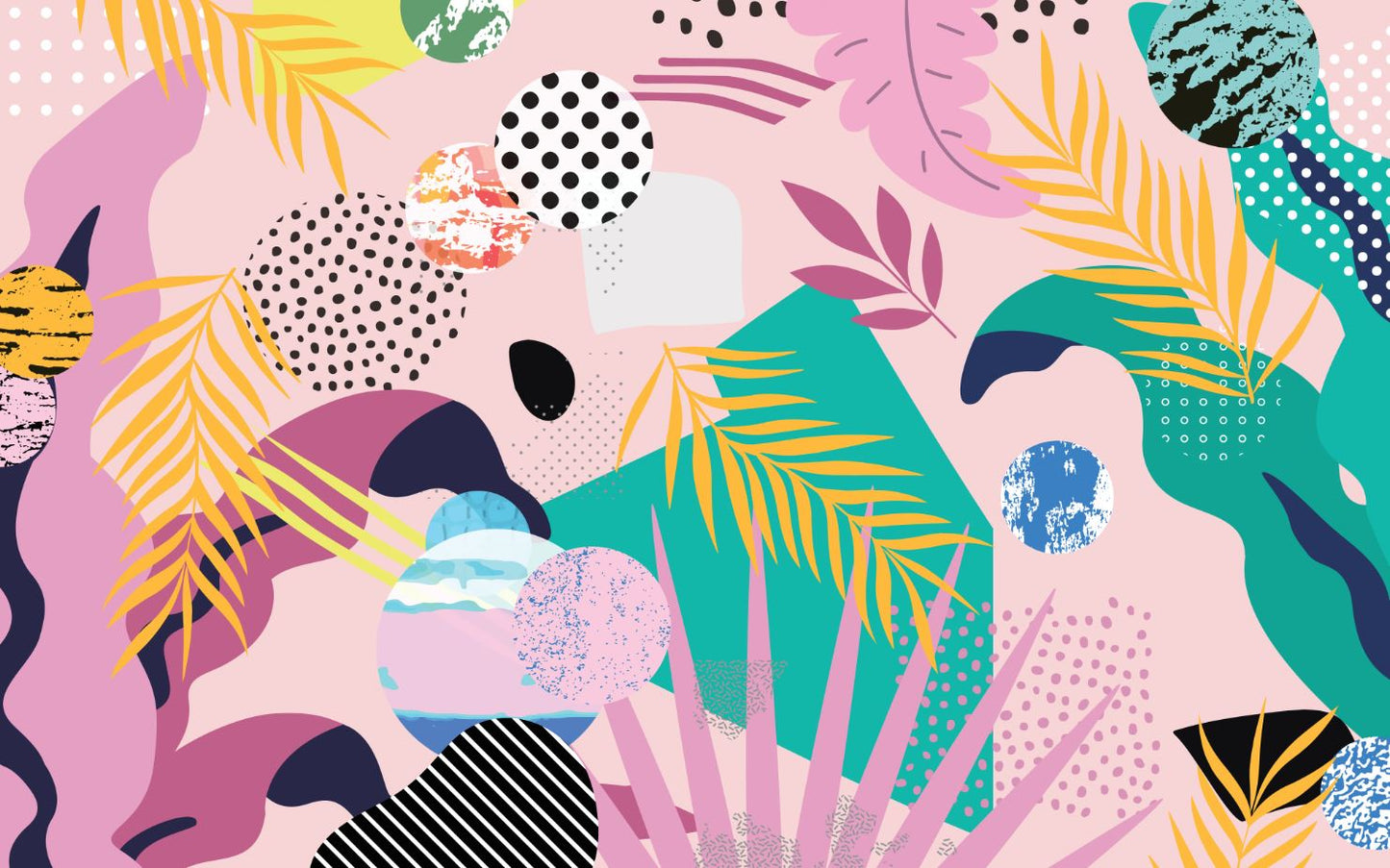 Colourful Abstract Design Print 100% Australian Made