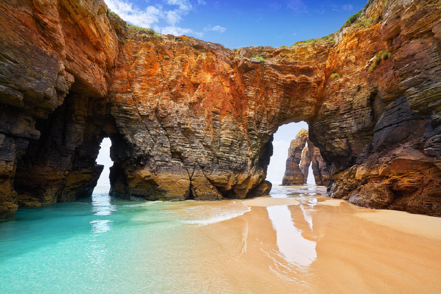 Catedrais Beach View Photograph in Ribadeo Home Decor Premium Quality Poster Print Choose Your Sizes