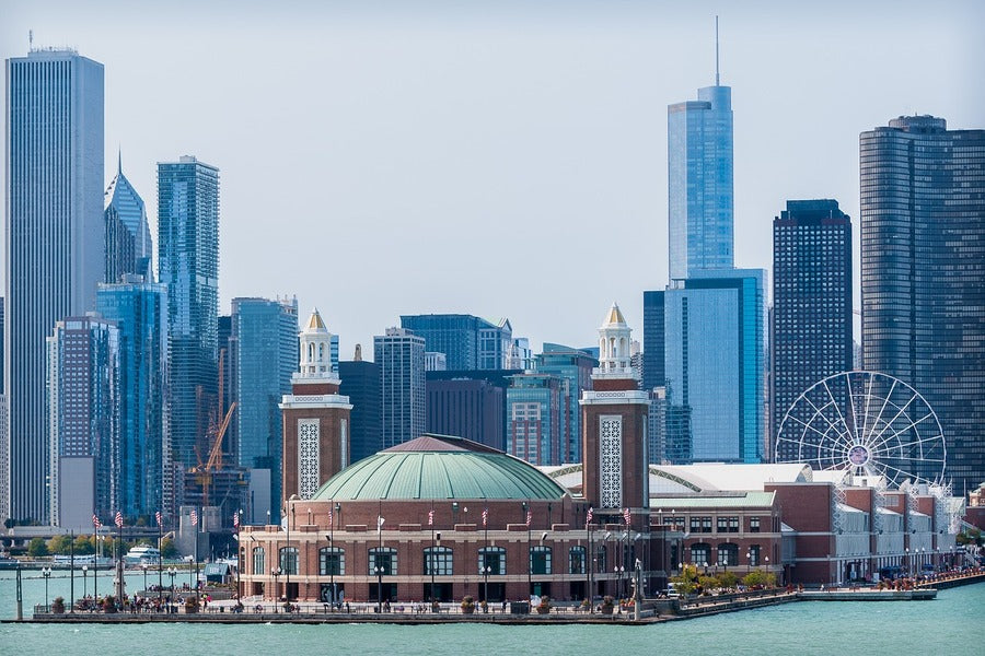 Navy Pier Chicago, Illinois, United States Photograph Print 100% Australian Made
