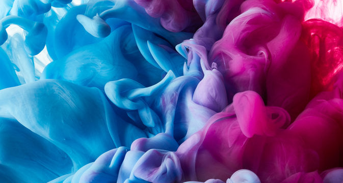 Colorful Abstract Smoke Design Print 100% Australian Made