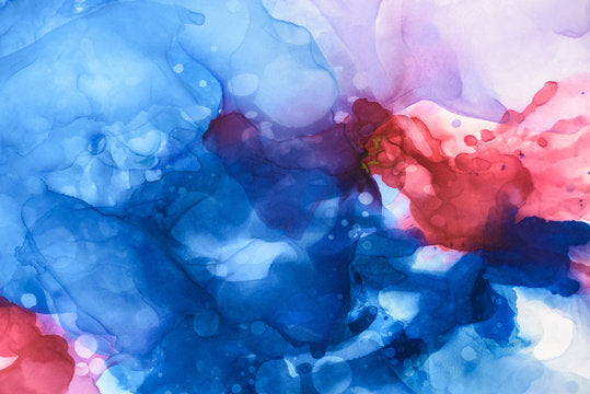 Colorful Abstract Painting Design Print 100% Australian Made